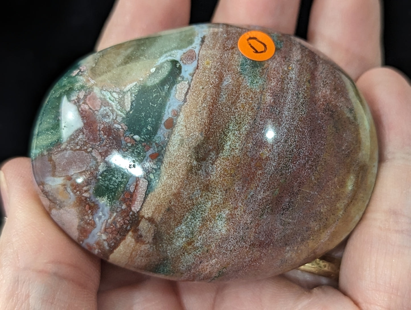 Ocean Jasper Palm Stones