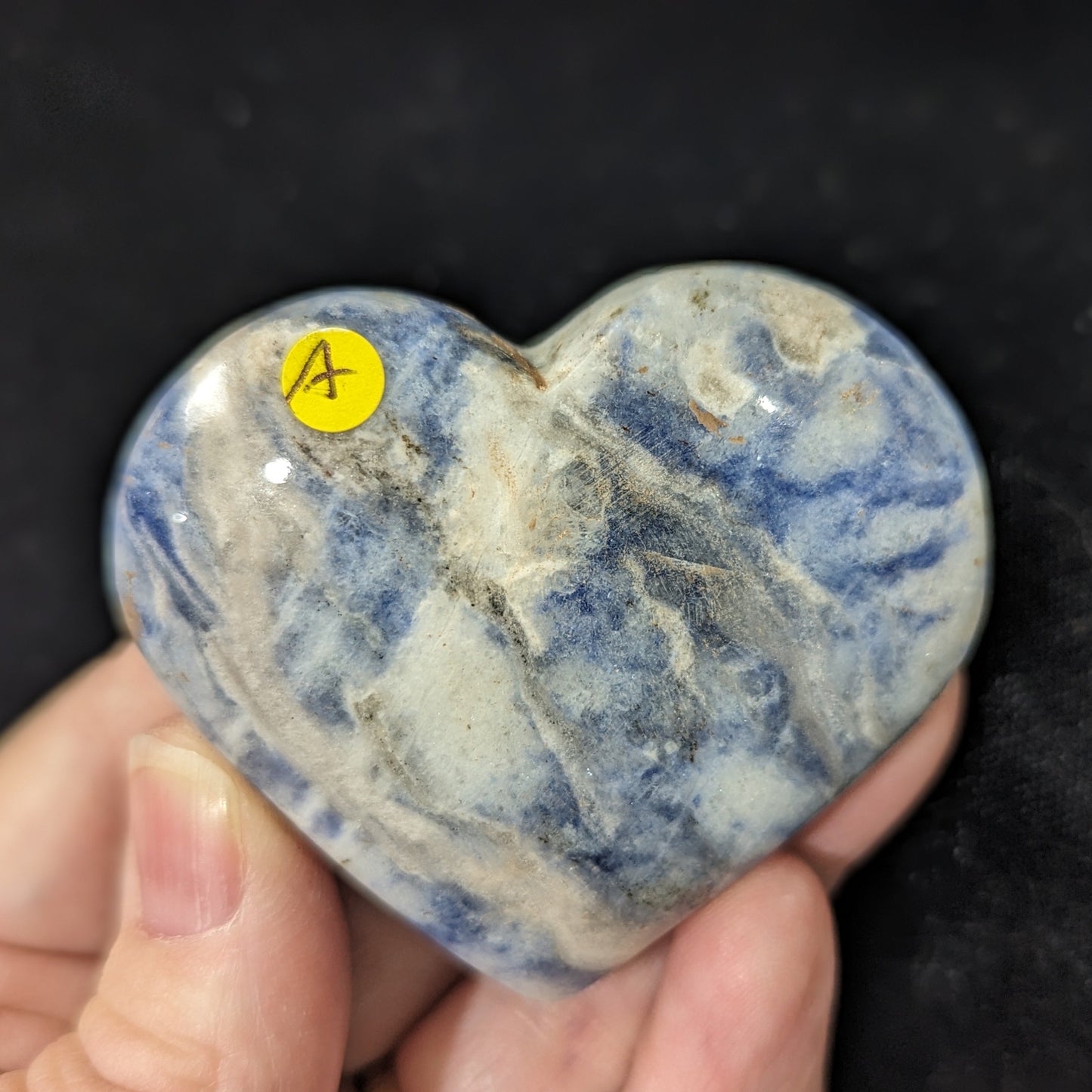 Afghanite Crystal Palm Stones ~ Afghanite Hearts