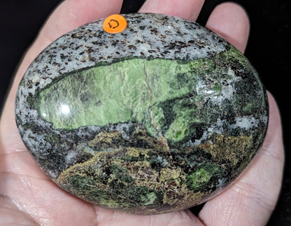 Diopside Hearts and Palms with Pyrite and Calcite Inclusions