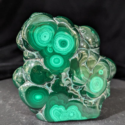 Polished African Malachite Slab ~ Rough Malachite