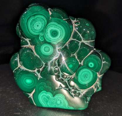 Polished African Malachite Slab ~ Rough Malachite