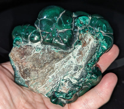 Polished African Malachite Slab ~ Rough Malachite