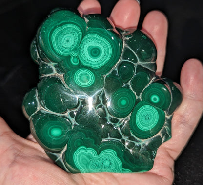 Polished African Malachite Slab ~ Rough Malachite