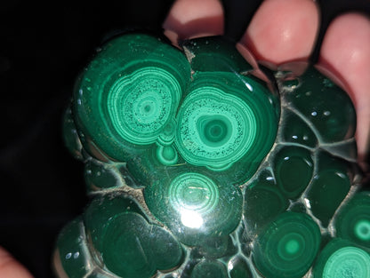 Polished African Malachite Slab ~ Rough Malachite