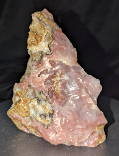 Pink Banded Onyx Polished and Raw Freeform ~ Raw Pink Onyx Crystal