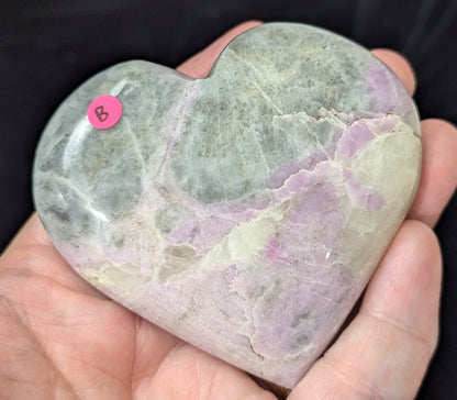 Rare Hackmanite Hearts and Palms ~ Chameleon Stone ~ Hackmanite Palm Stones