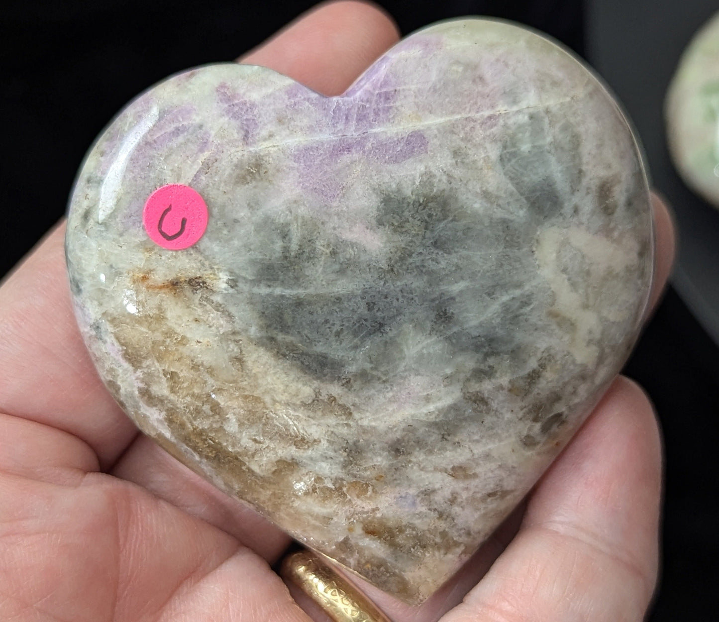 Rare Hackmanite Hearts and Palms ~ Chameleon Stone ~ Hackmanite Palm Stones