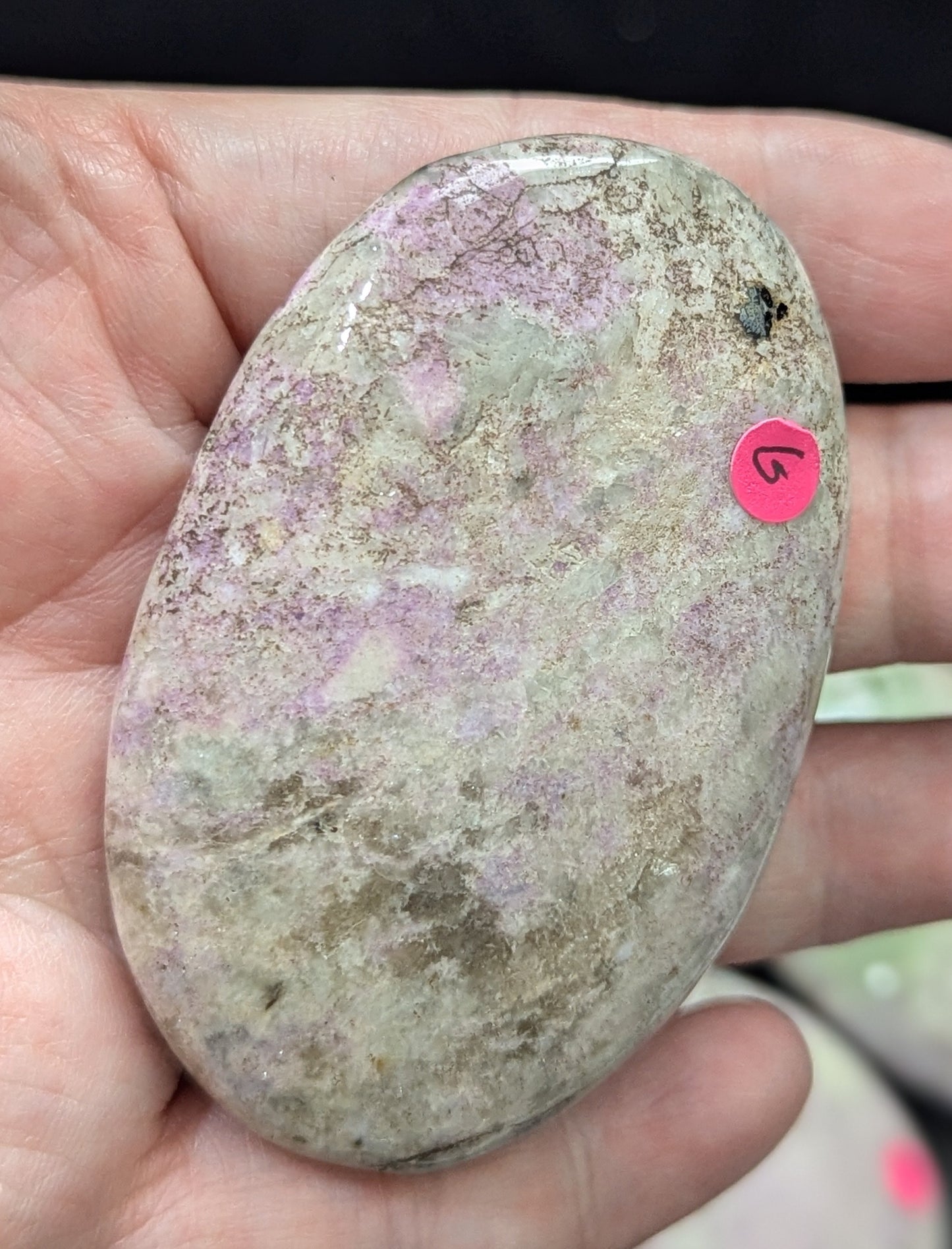 Rare Hackmanite Hearts and Palms ~ Chameleon Stone ~ Hackmanite Palm Stones