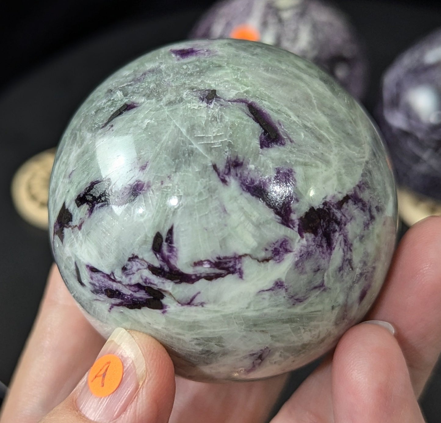 Kammererite Sphere ~ Rare Kammererite Crystal Sphere