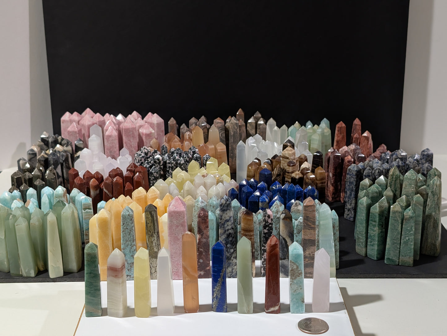 Crystal Mini Tower Gift Box ~ Hand Carved Crystal Mini Towers ~ Mystery Mini Tower Gift Box