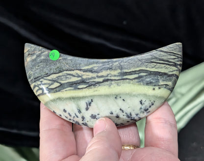 Serpentine Moons With Dendritic Patterns