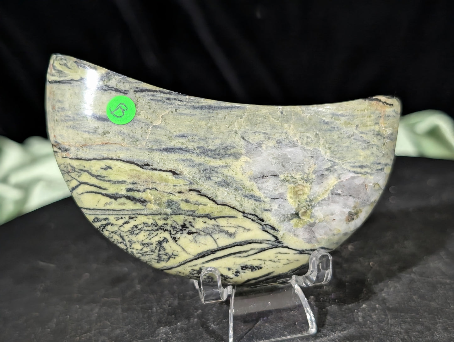 Serpentine Moons With Dendritic Patterns