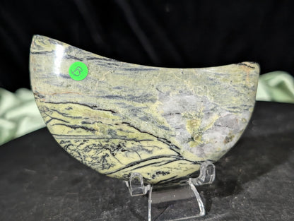 Serpentine Moons With Dendritic Patterns