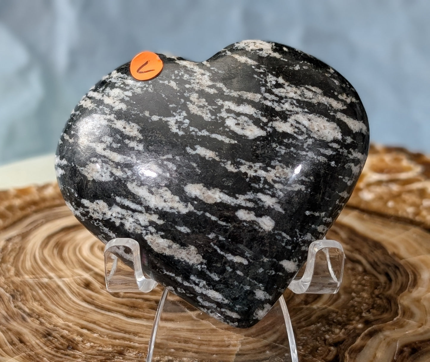 Pakistani Zebra Jasper Heart