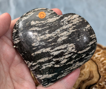 Pakistani Zebra Jasper Heart