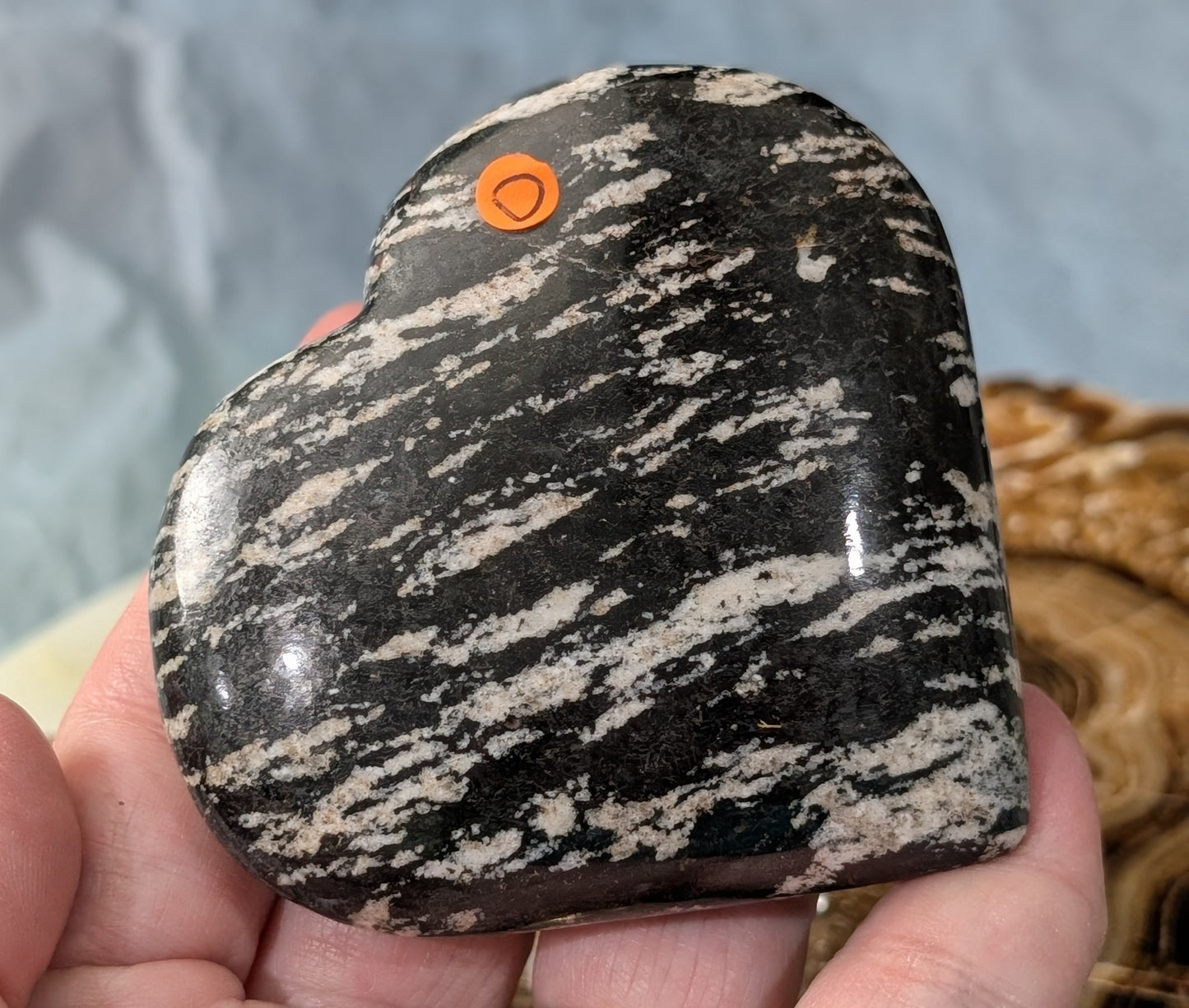 Pakistani Zebra Jasper Heart
