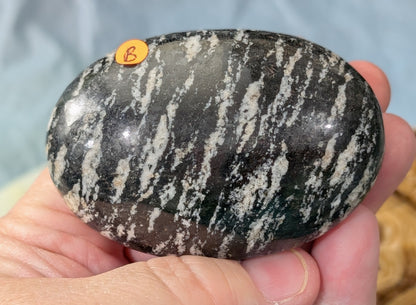 Pakistani Zebra Jasper Palm Stone
