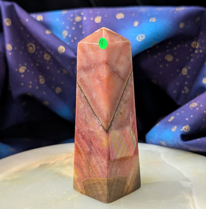 Peach Calcite Tower