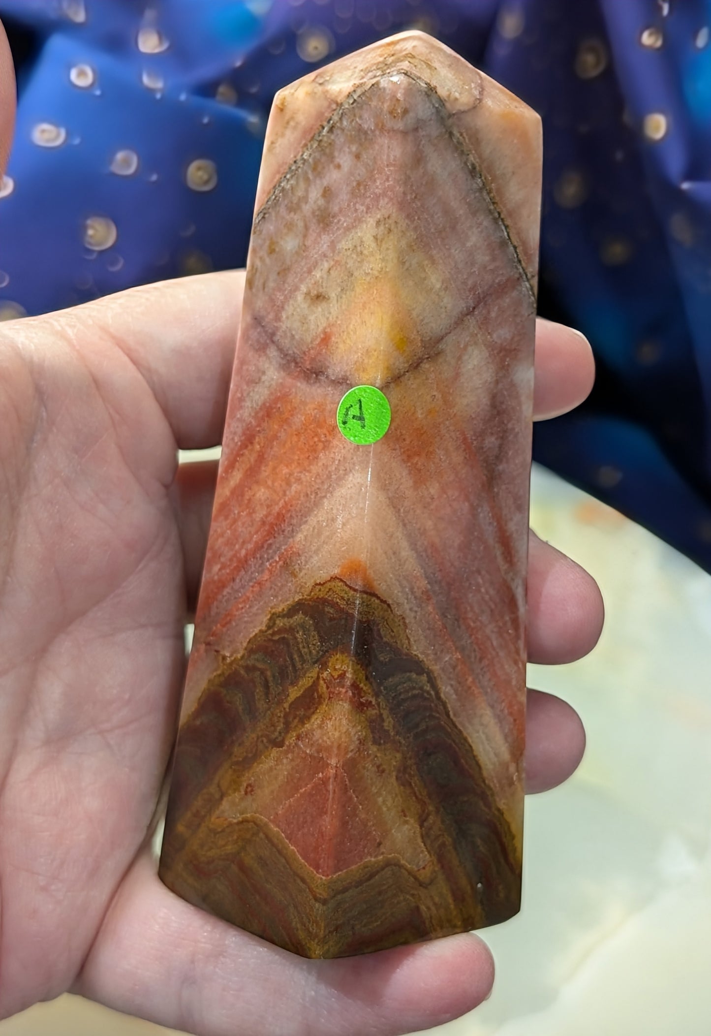 Peach Calcite Tower