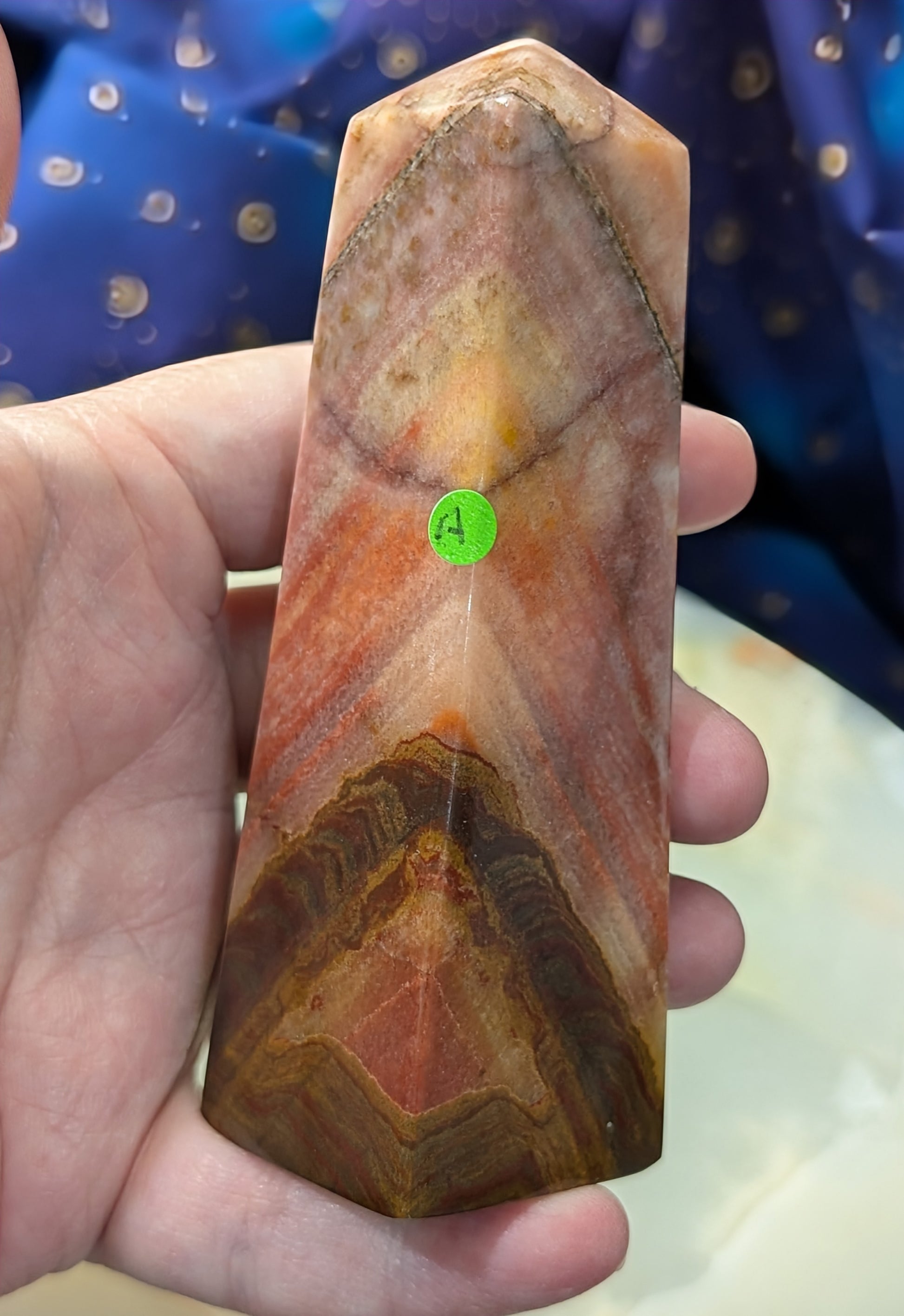 Peach Calcite Tower
