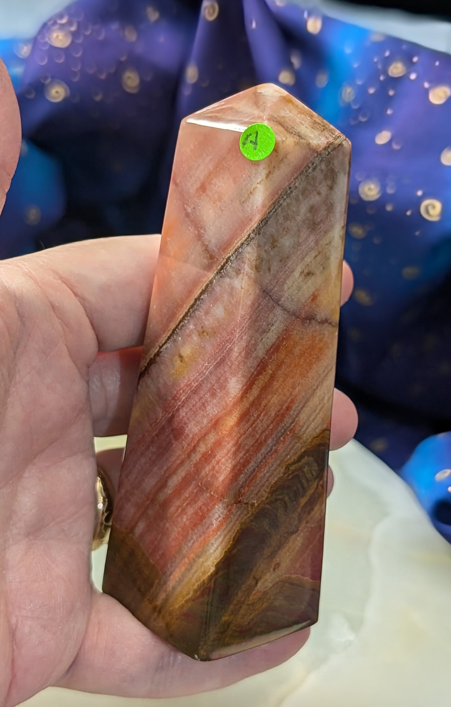 Peach Calcite Tower