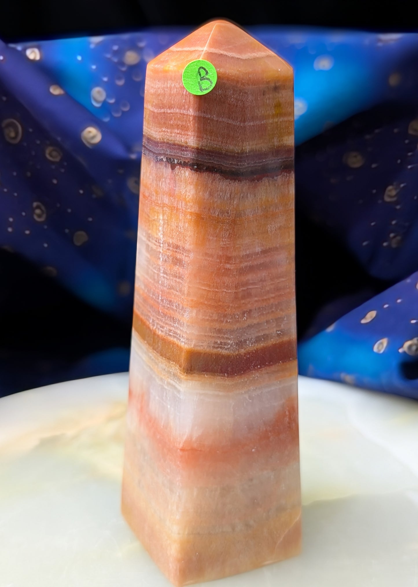 Peach Calcite Tower