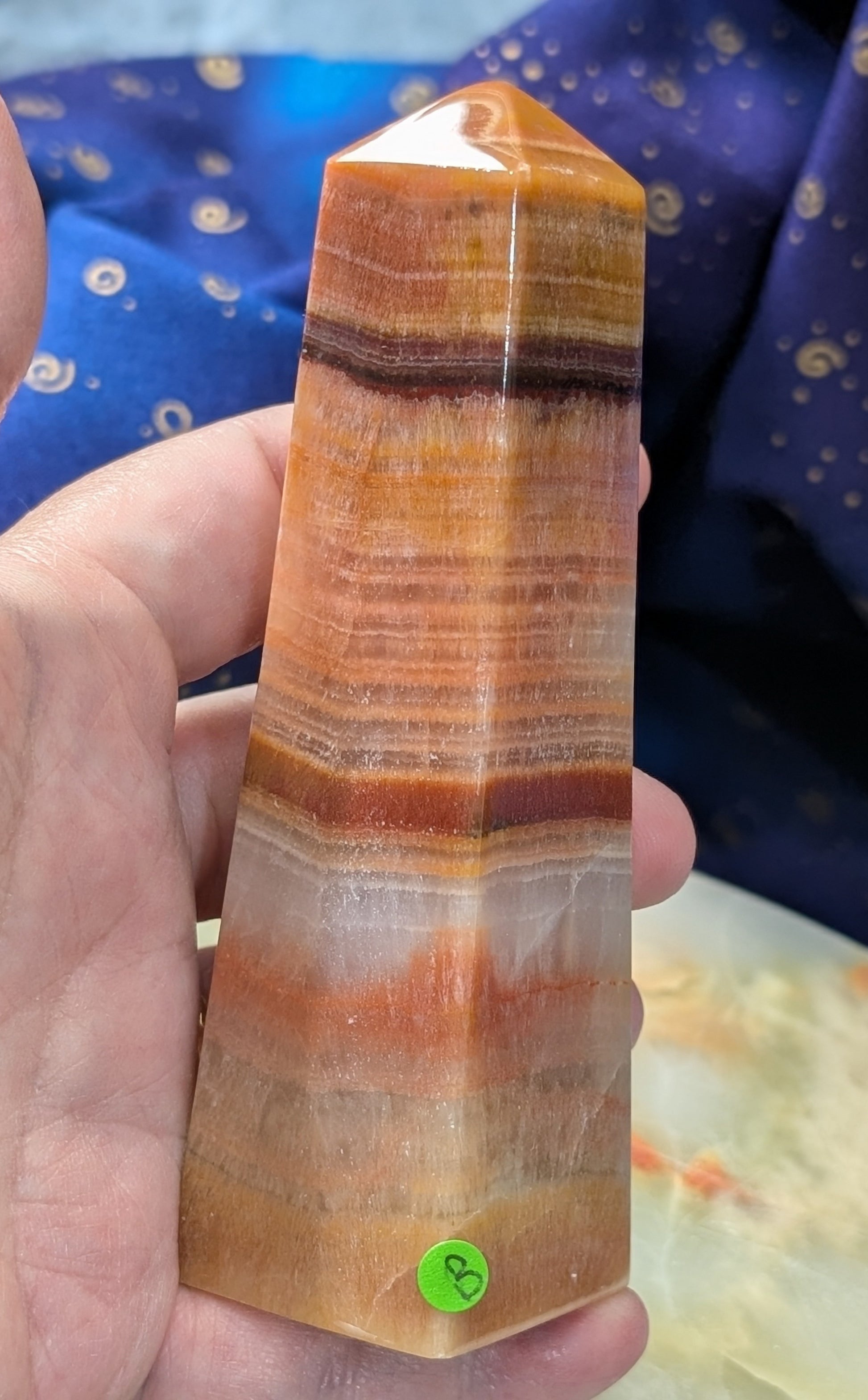 Peach Calcite Tower