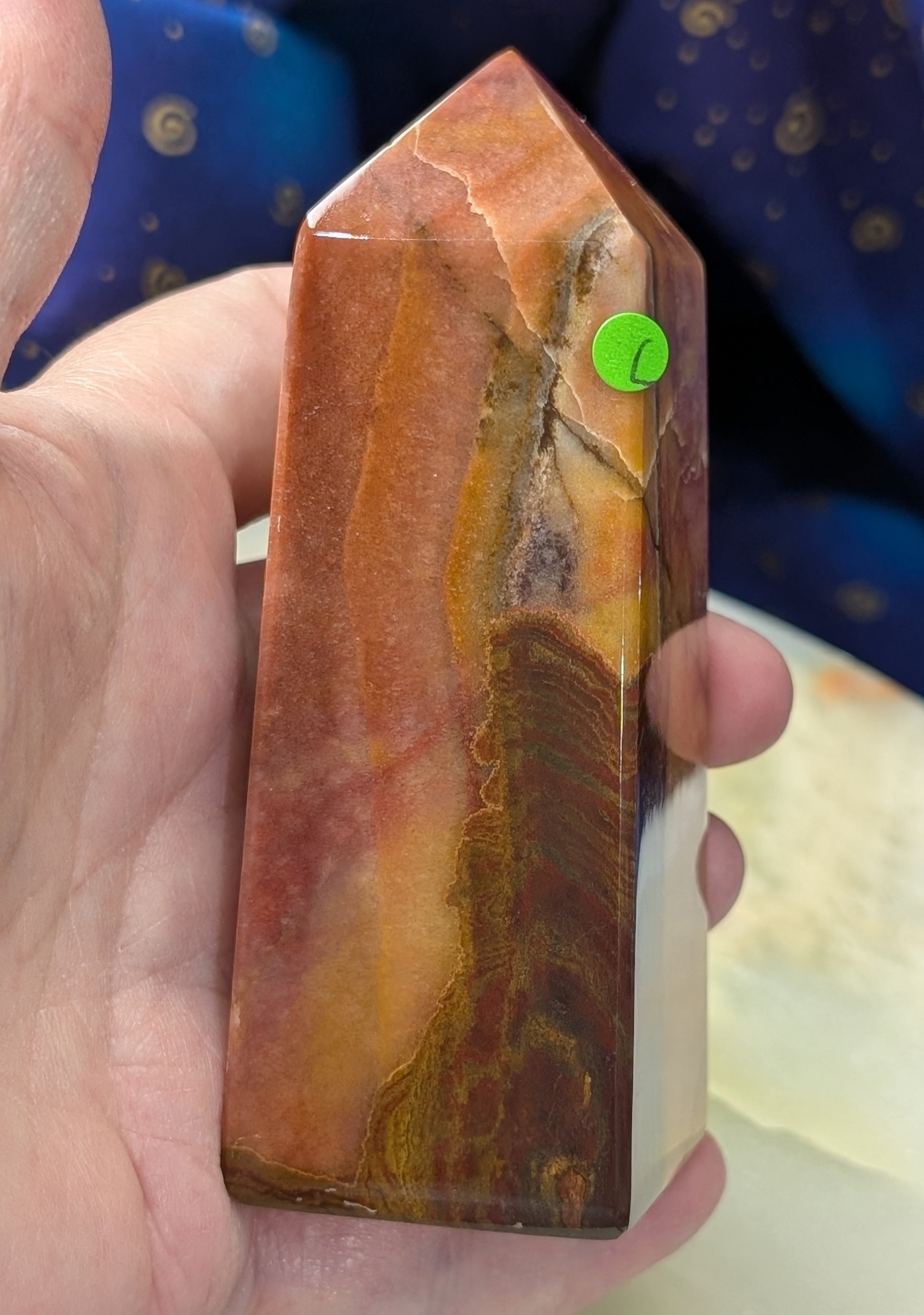 Peach Calcite Tower