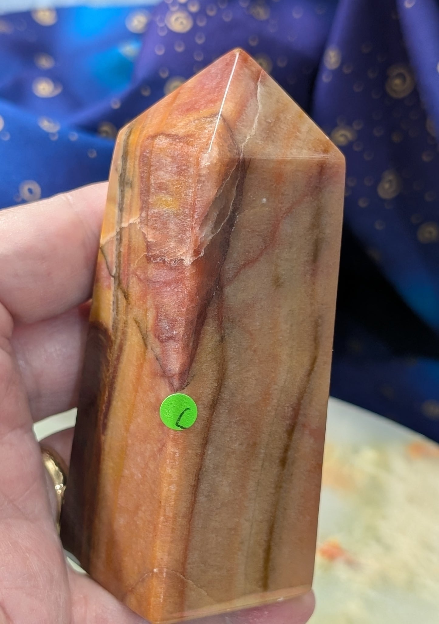 Peach Calcite Tower