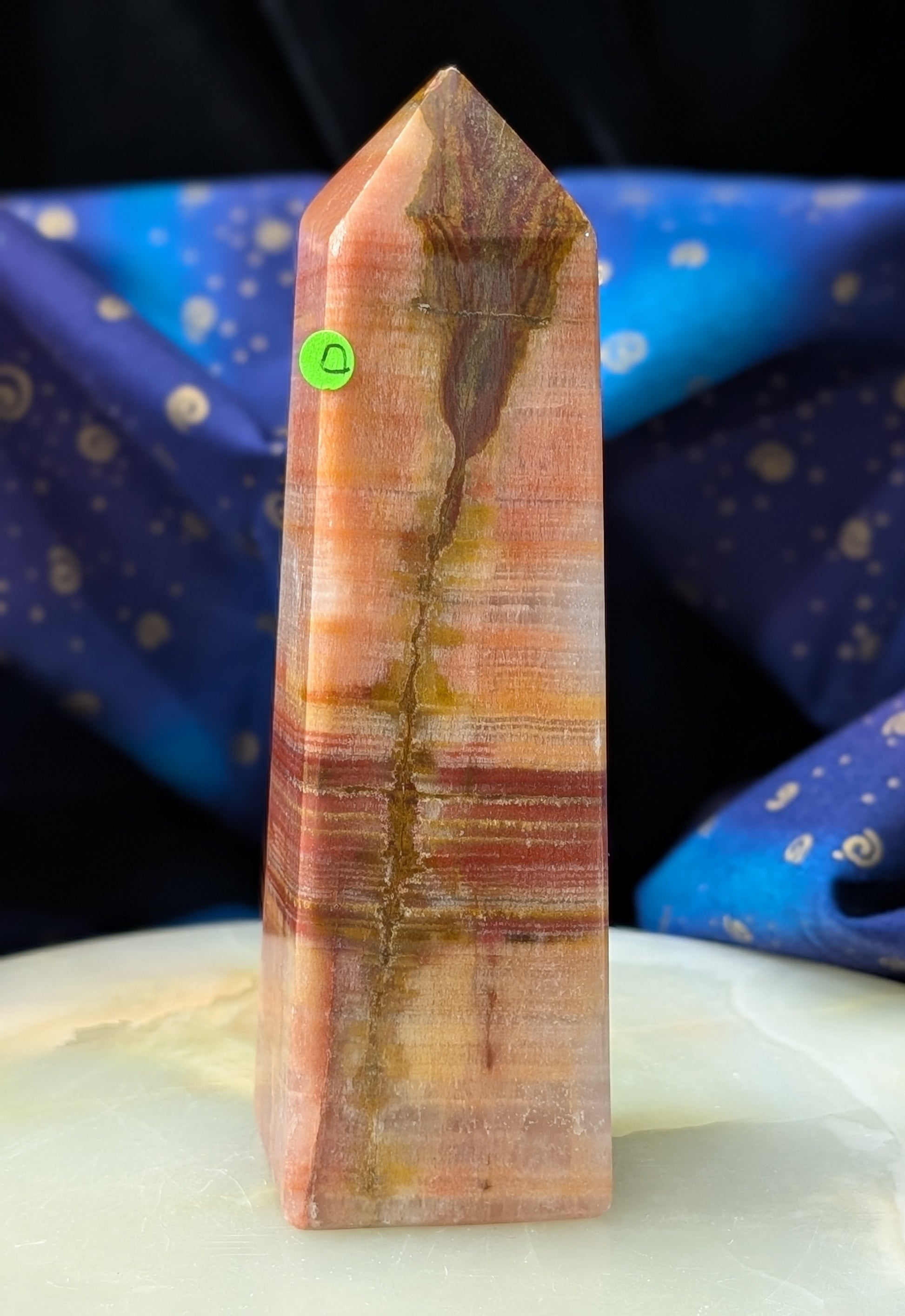 Peach Calcite Tower