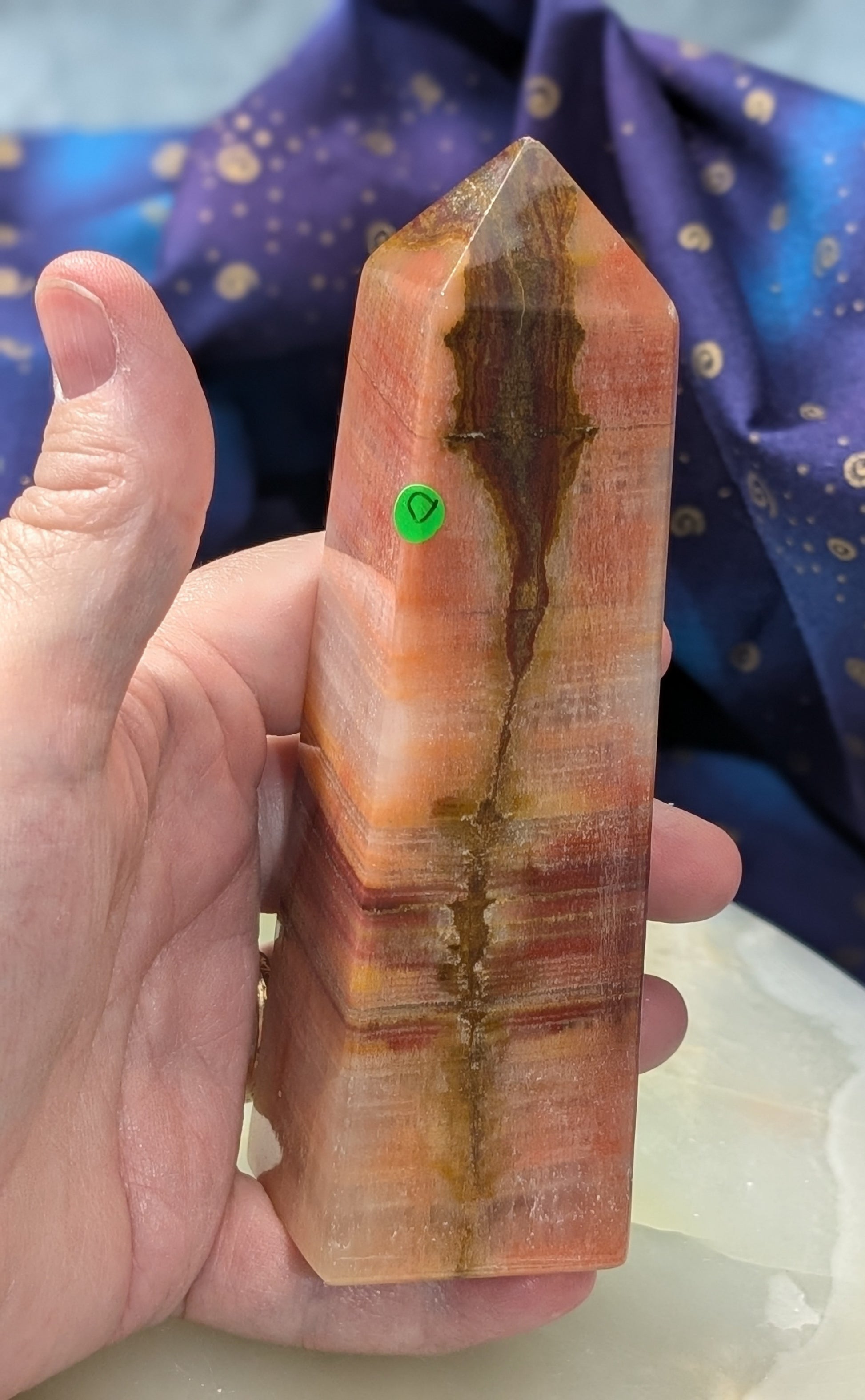Peach Calcite Tower
