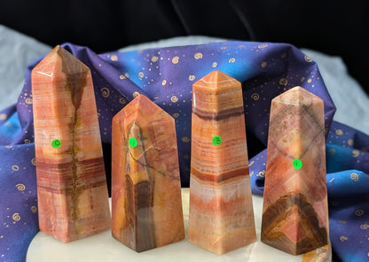 Peach Calcite Towers