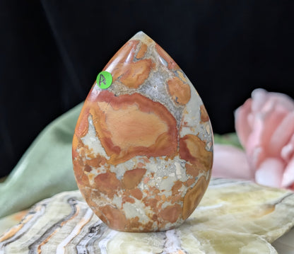 Peach Maligano Jasper Flame