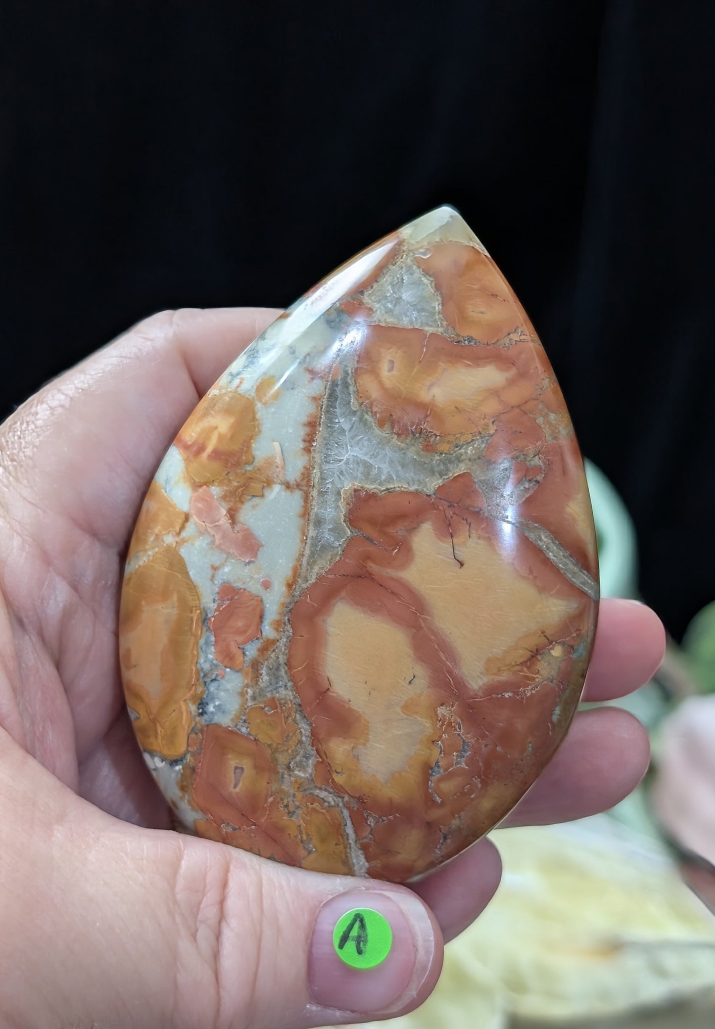 Peach Maligano Jasper Flame