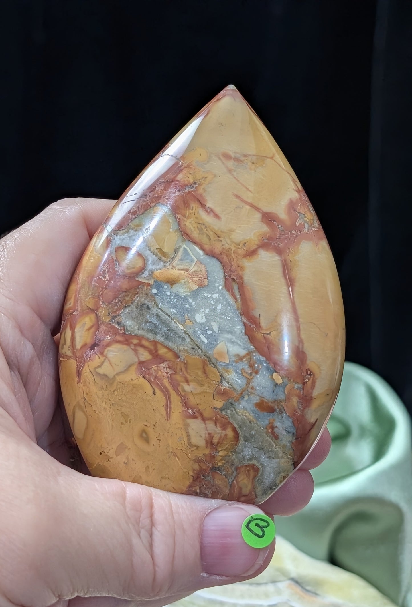 Peach Maligano Jasper Flame