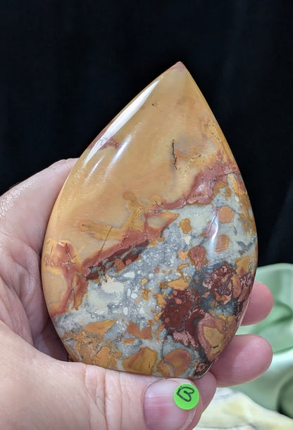 Peach Maligano Jasper Flame