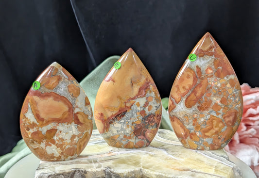 Peach Maligano Jasper Flames