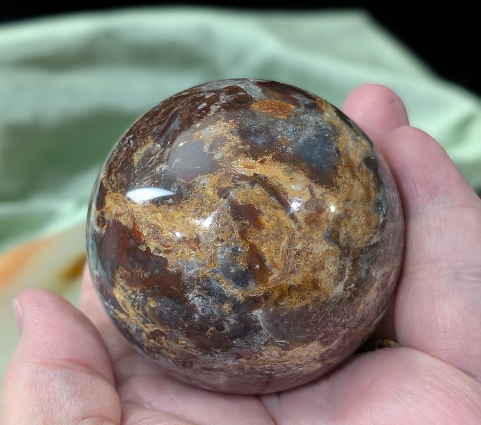 Petrified Wood Sphere