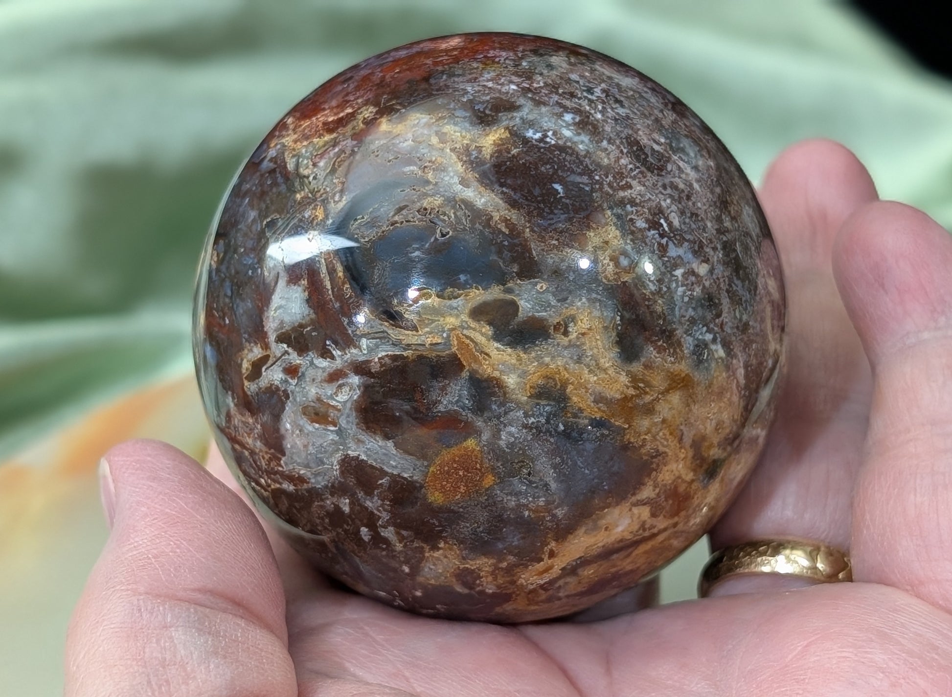 Petrified Wood Sphere