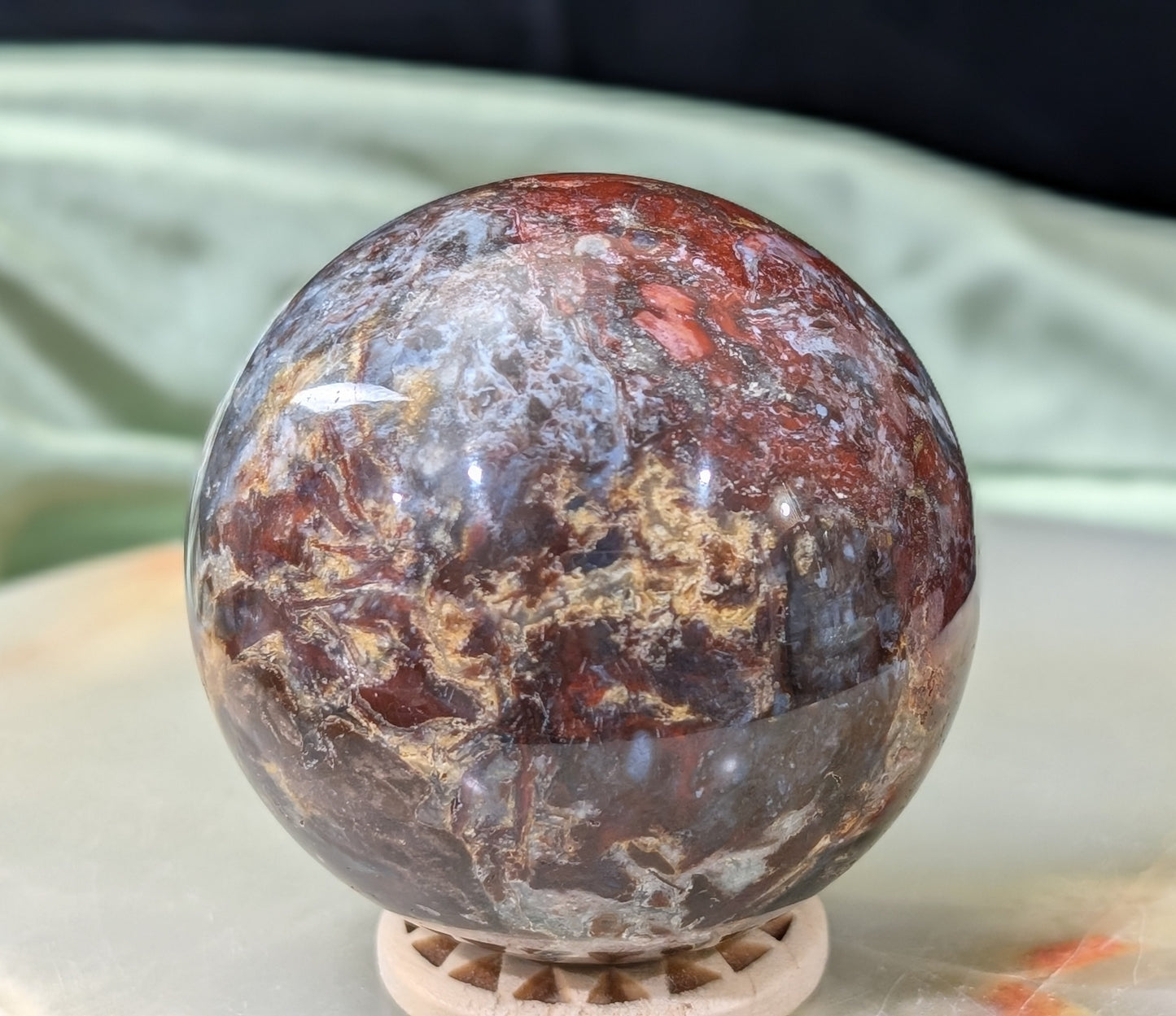 Petrified Wood Sphere