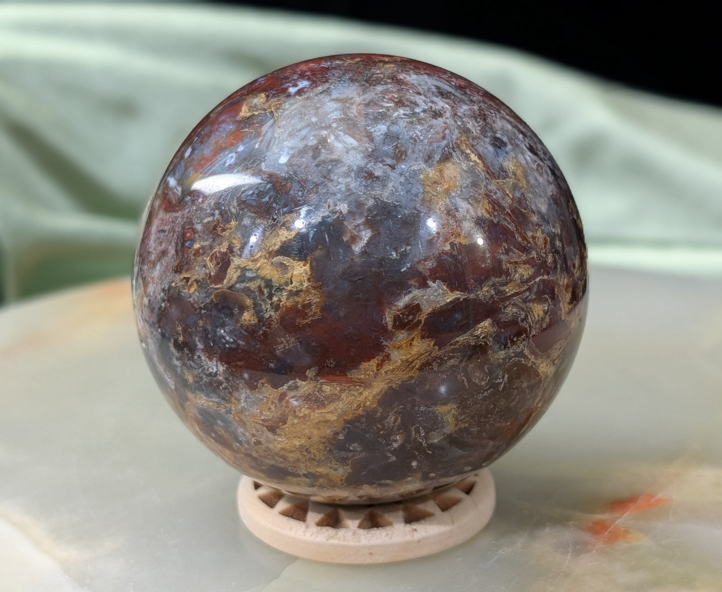 Petrified Wood Sphere