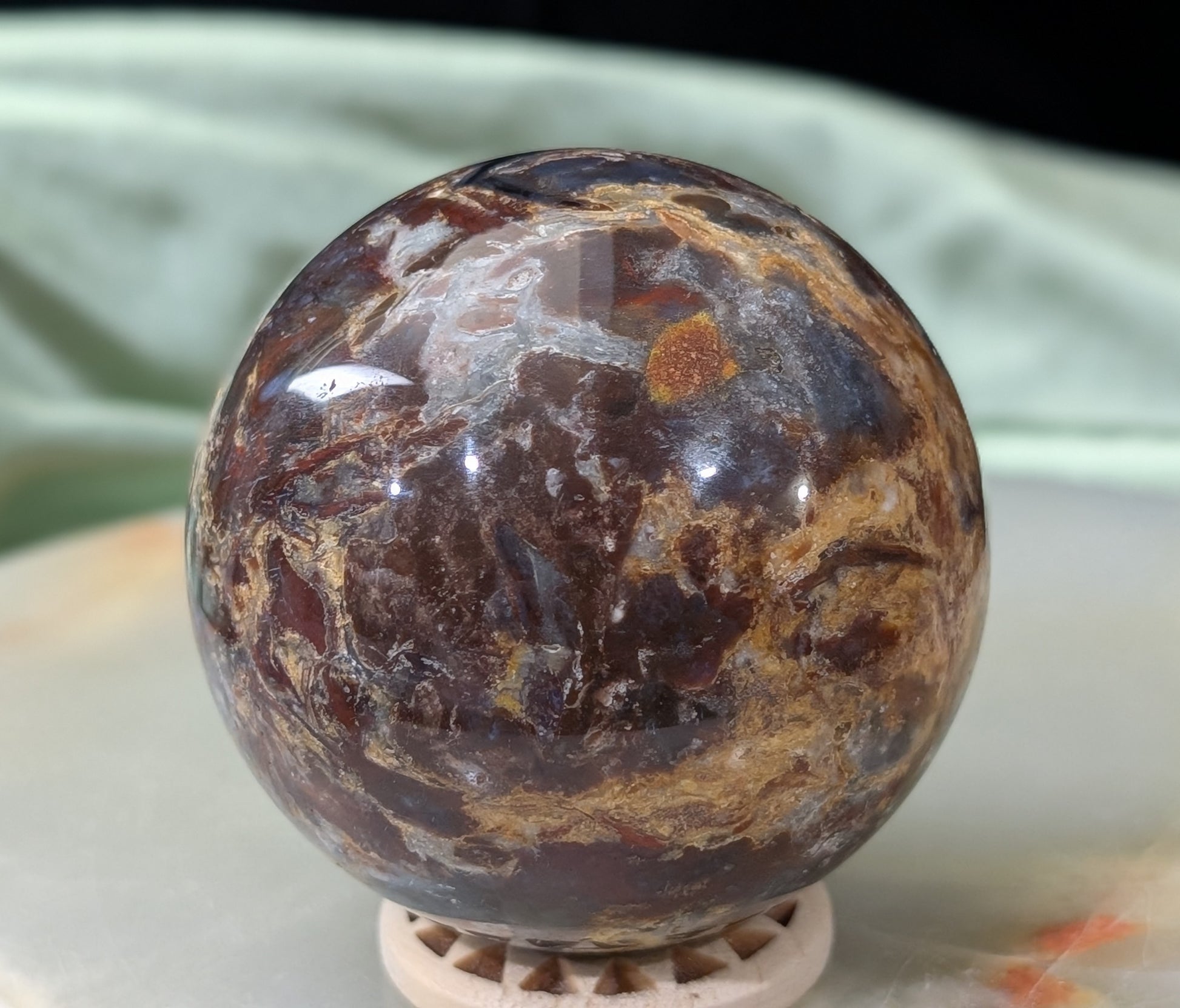Petrified Wood Sphere