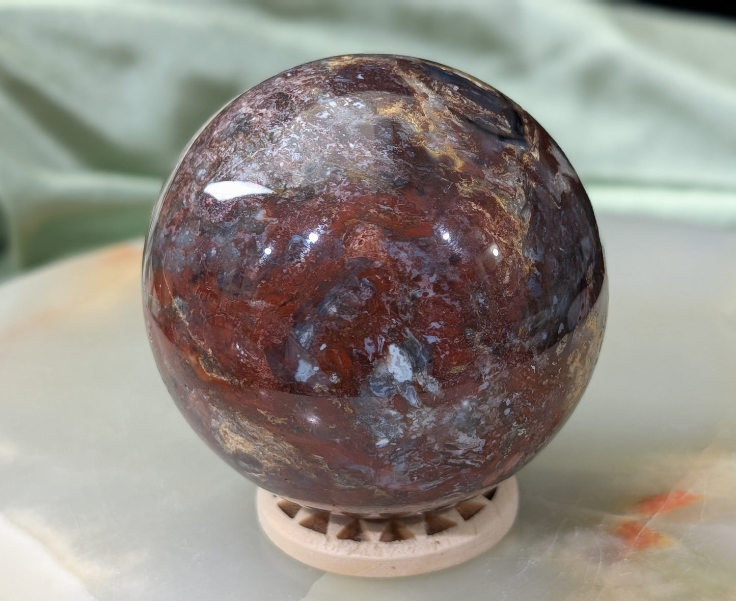 Petrified Wood Sphere