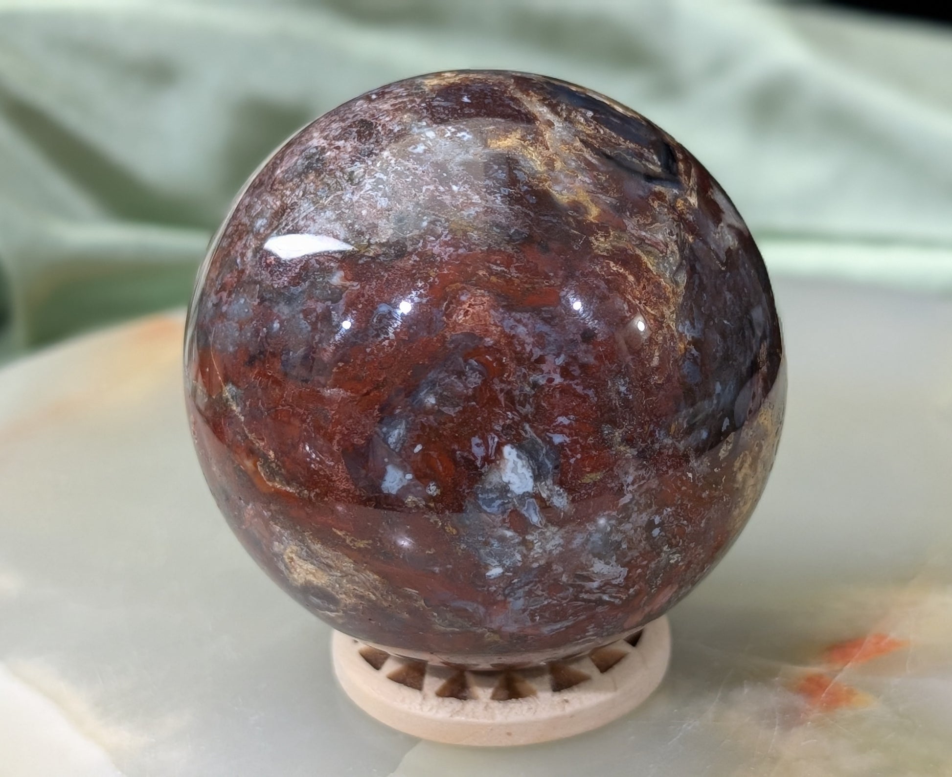 Petrified Wood Sphere