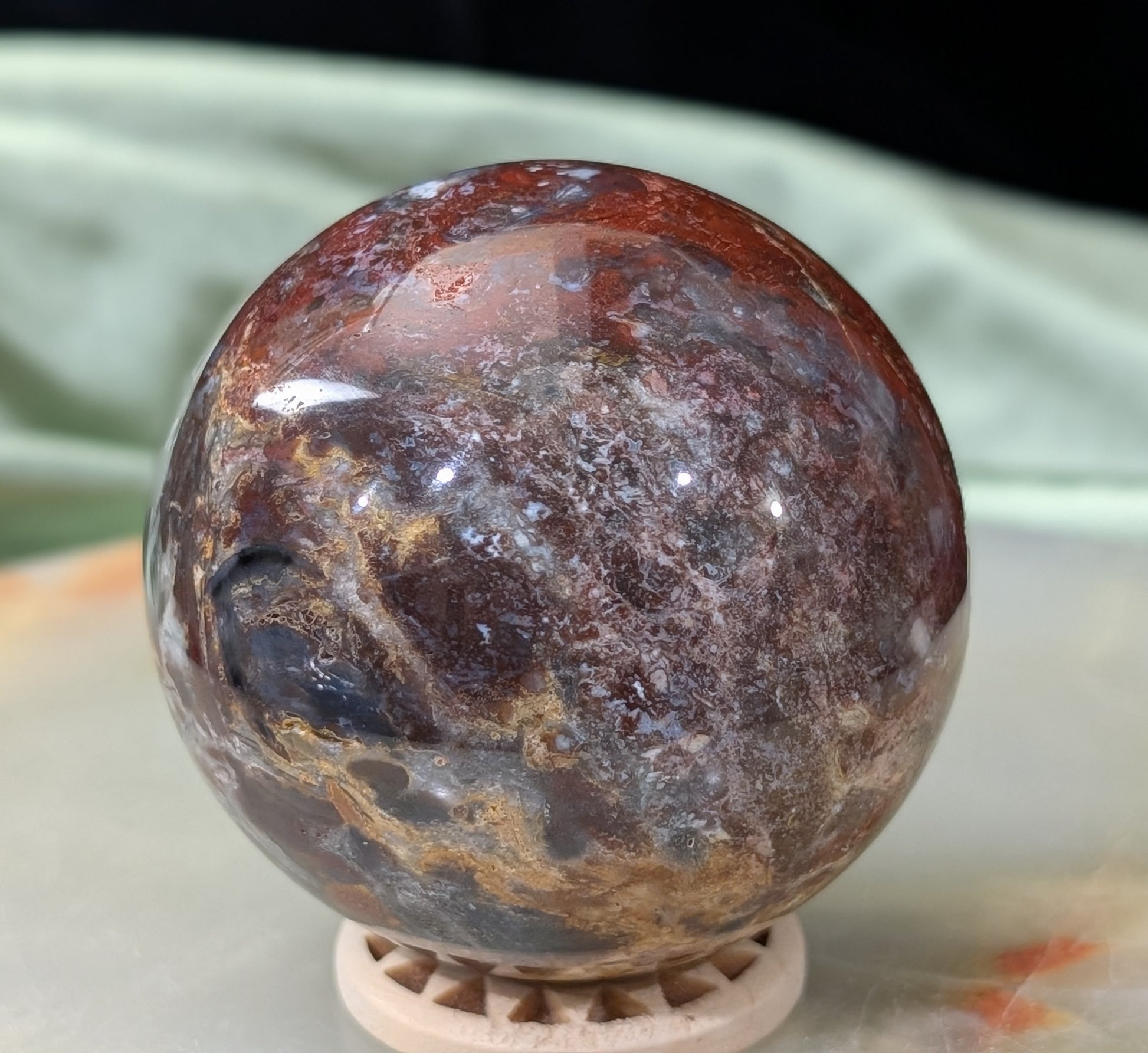 Petrified Wood Sphere