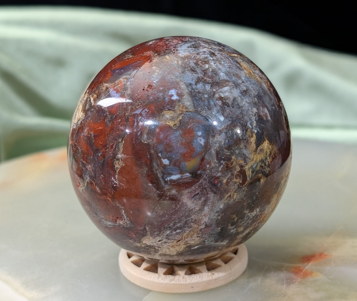 Petrified Wood Sphere