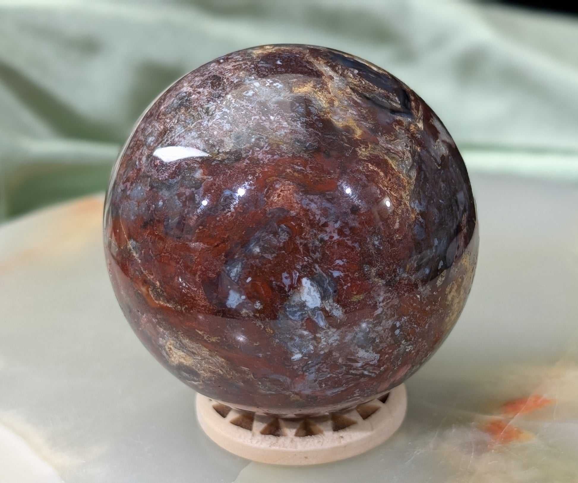 Petrified Wood Sphere