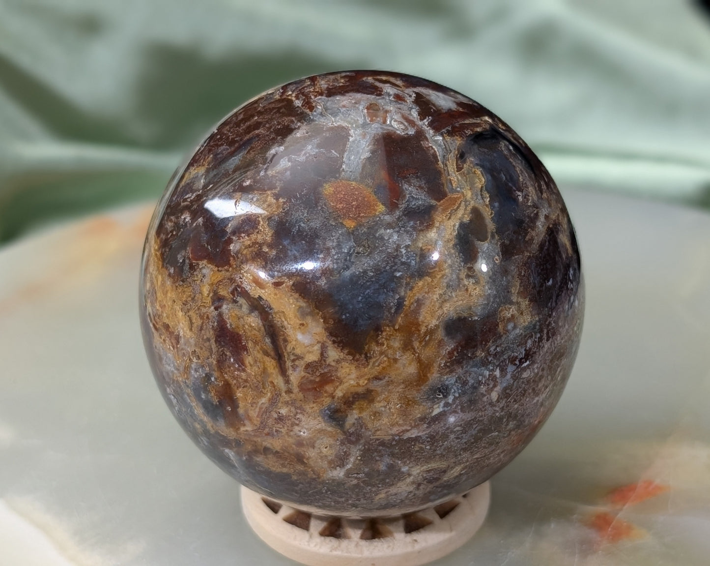 Petrified Wood Sphere