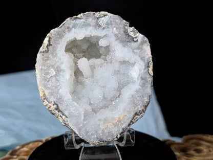 Pink Agate Geode Half