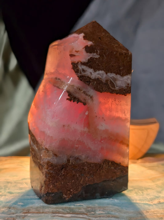 Pink Aragonite Freeform